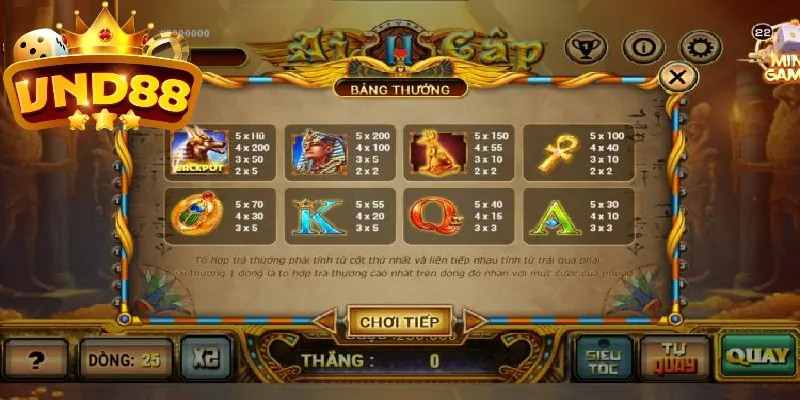Chú ý tận dụng các biểu tượng khi tham gia game