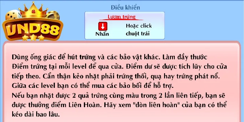 Luật chơi game đơn giản dễ dàng tham gia